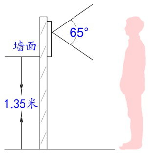 FaceX1考勤刷卡角度